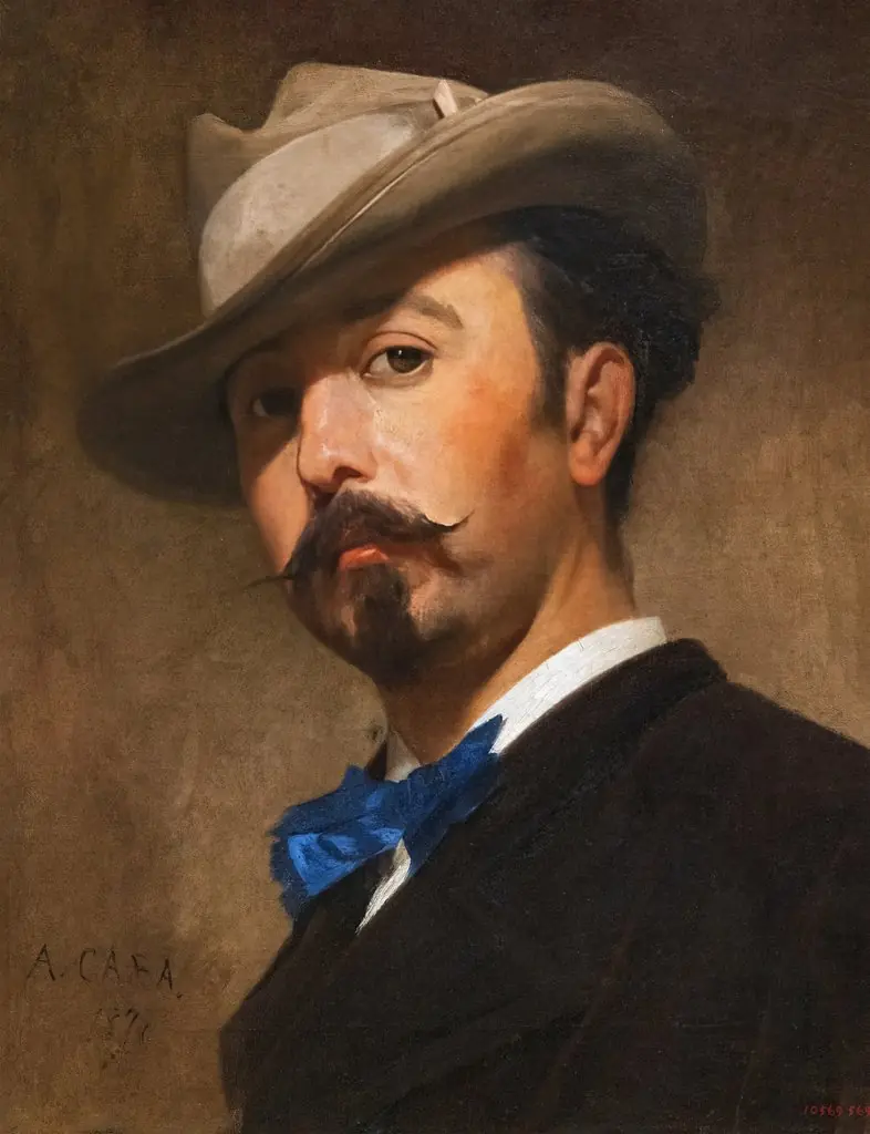 Portrait of the painter Joaquim Vayreda