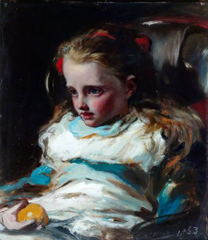 Ellen Sarah Gibbs as a Little Girl