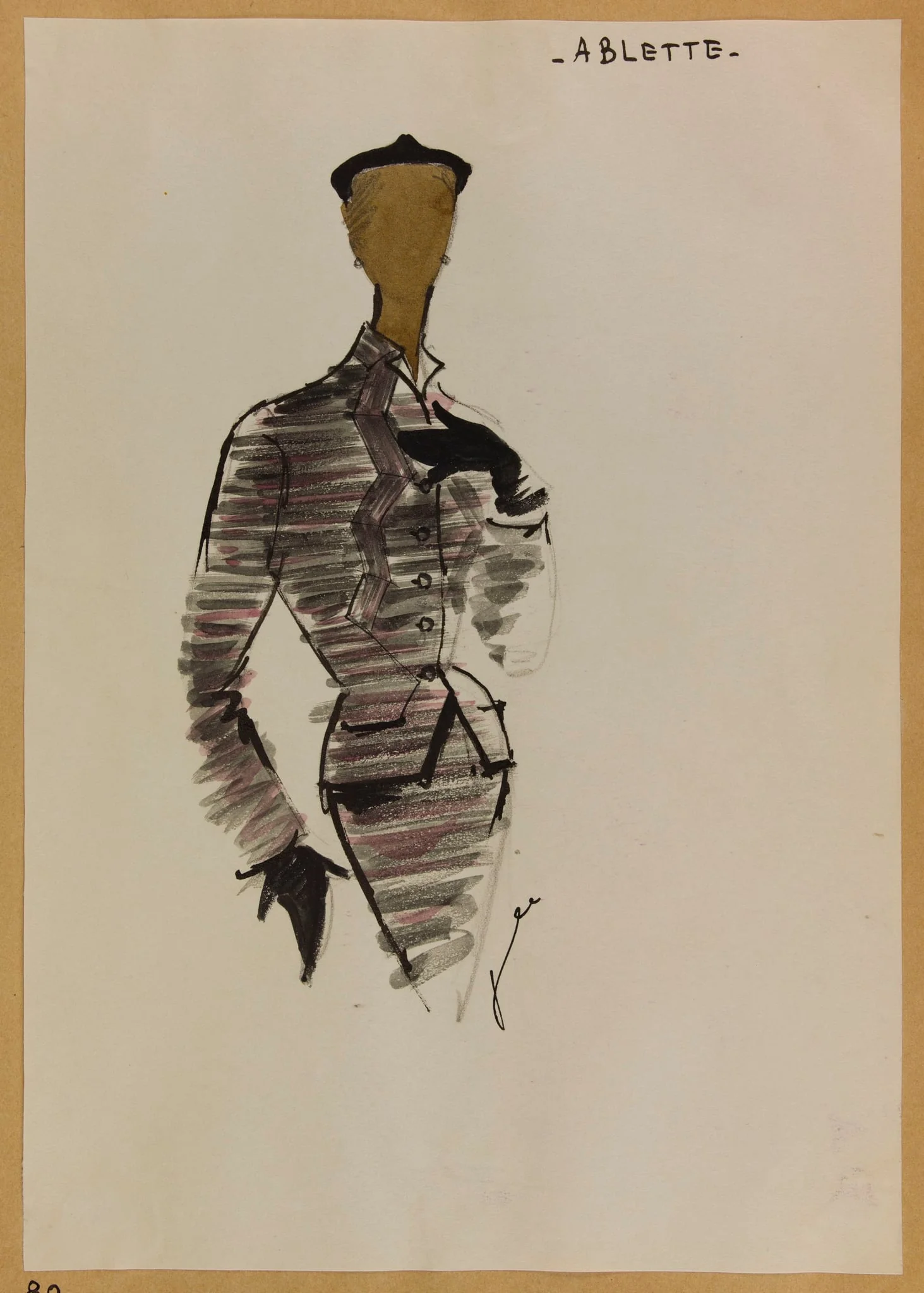 Ablette, by Carven, 1952