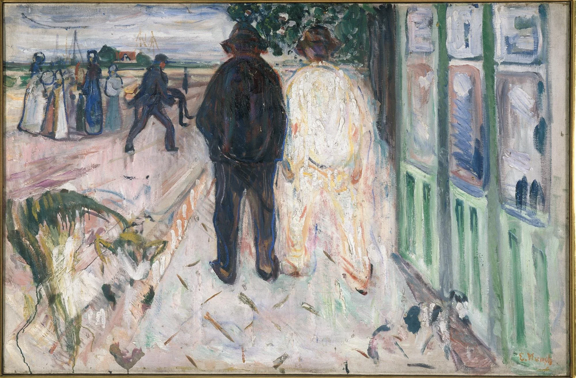 The Drowned Boy, by Edvard Munch, oil, 1907