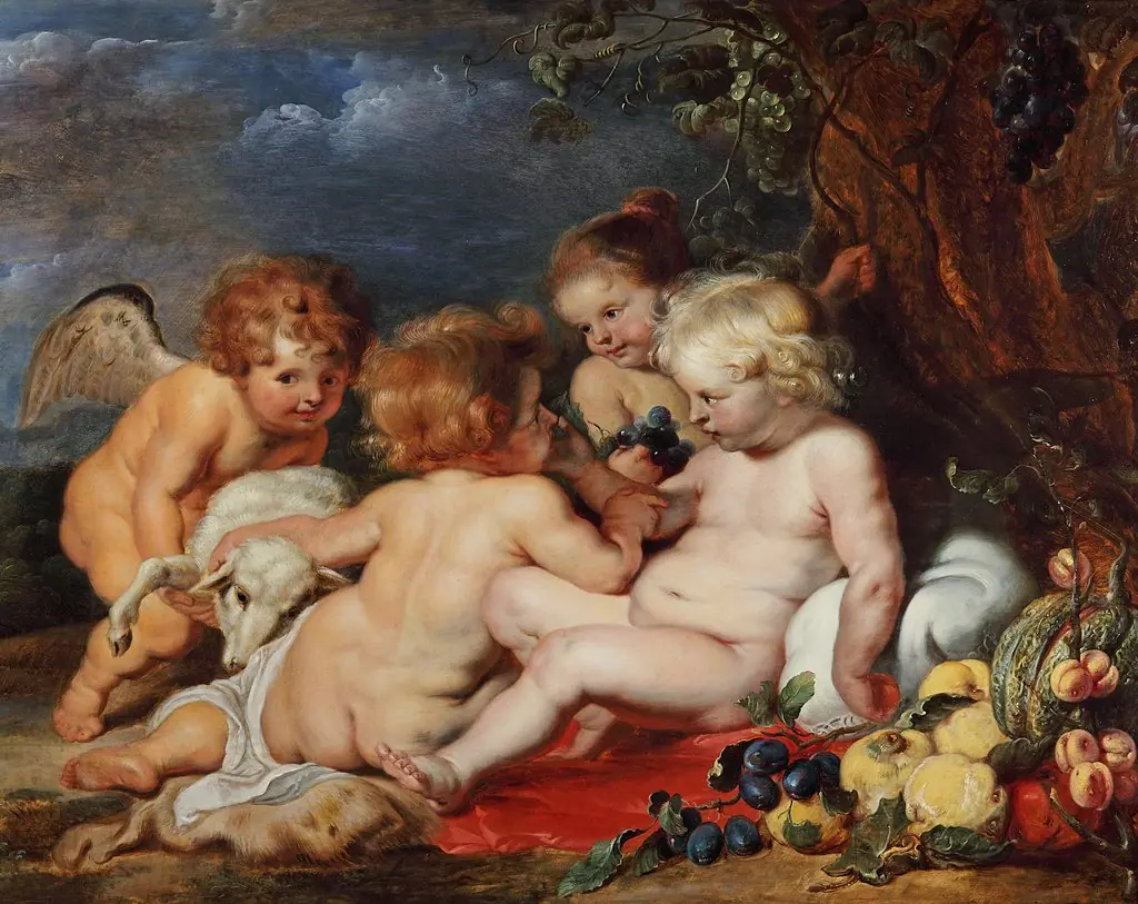 Christ with Young St. John and Angels