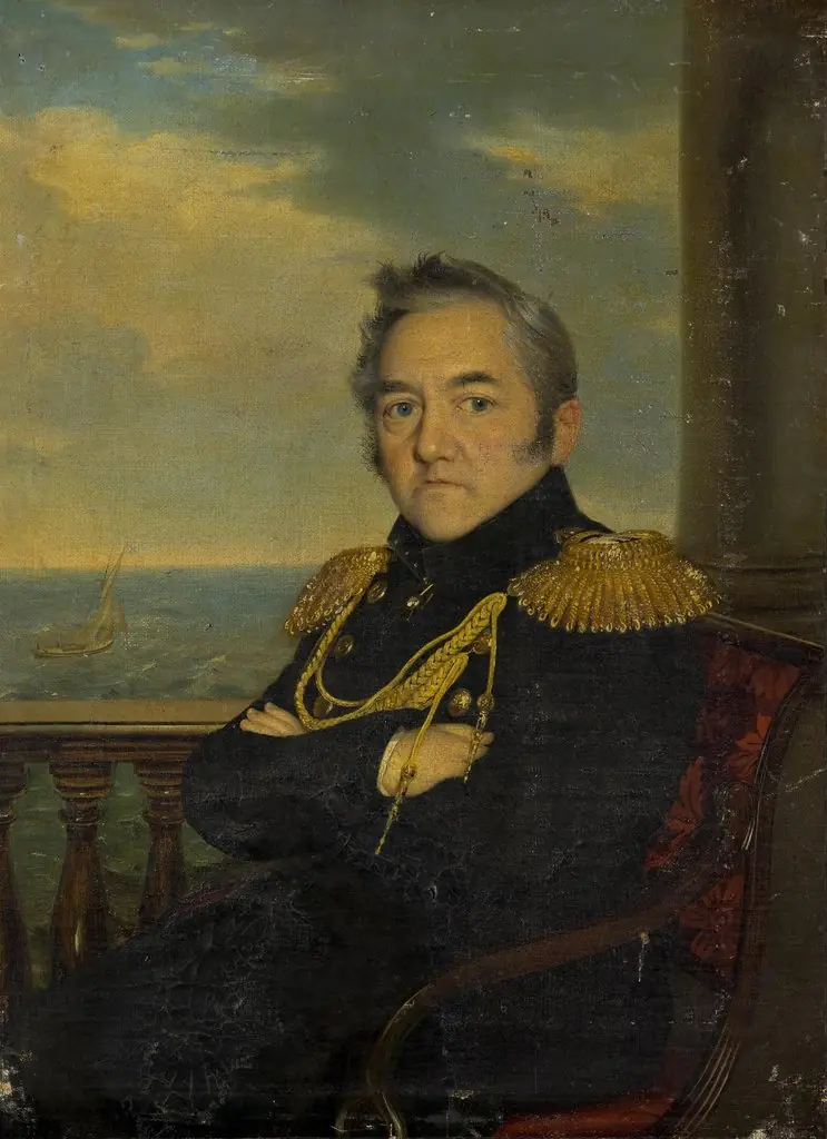Portrait of Admiral Mikhail Lazarev