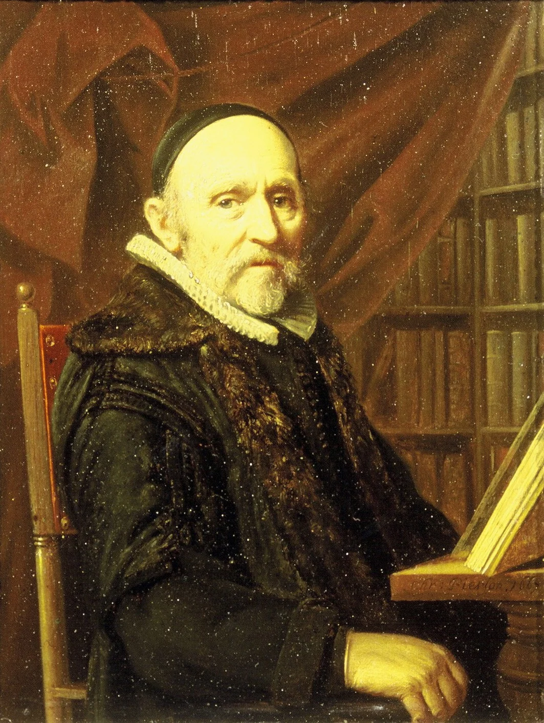 Portrait of Joris Goethals (1584/86-1670), by Christoffel Pierson, oil, 1667
