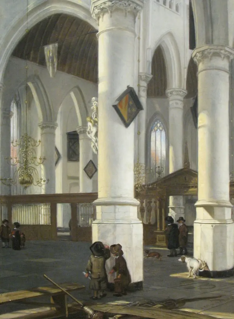 Interior of the Oude Kerk, Delft