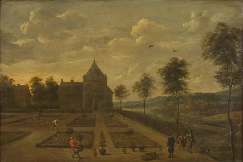 A Garden in front of a Country Seat