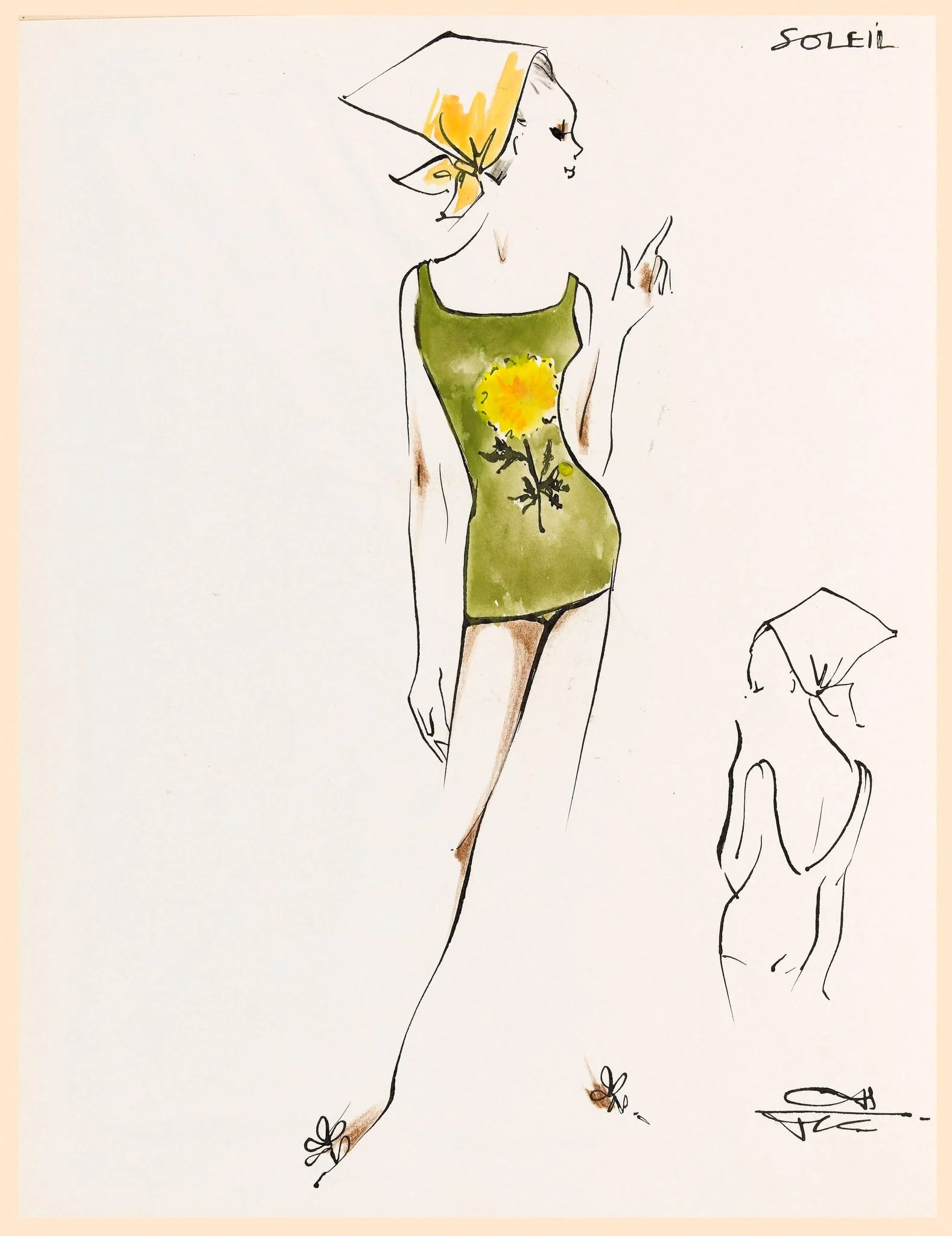 Soleil, by Marie-Louise Carven, 1964