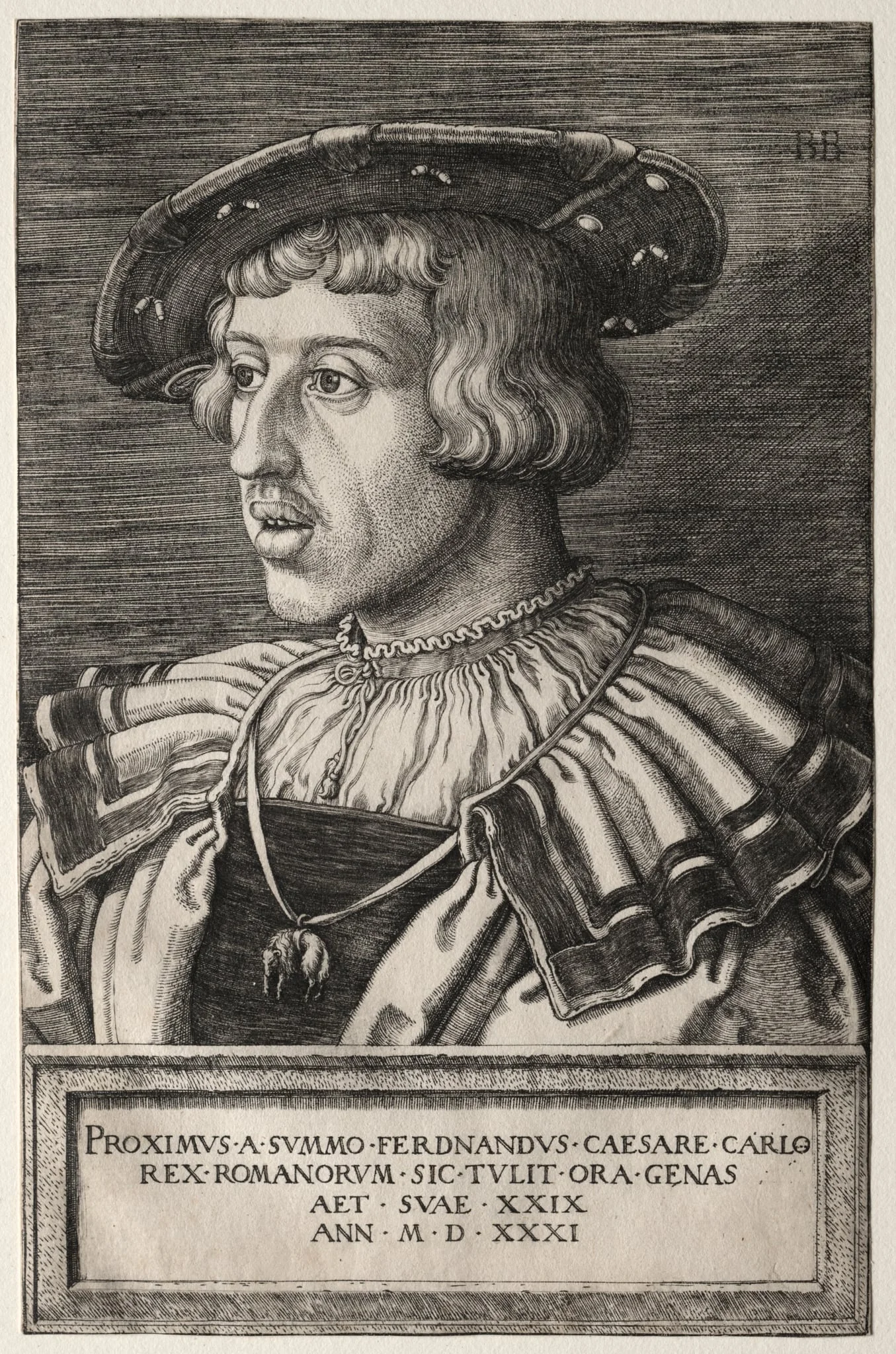 Ferdinand I, by Barthel Beham, 1531