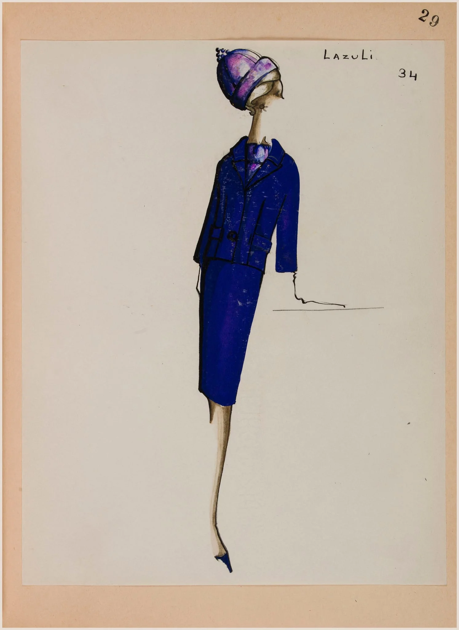 Lazuli, by Marie-Louise Carven, 1963