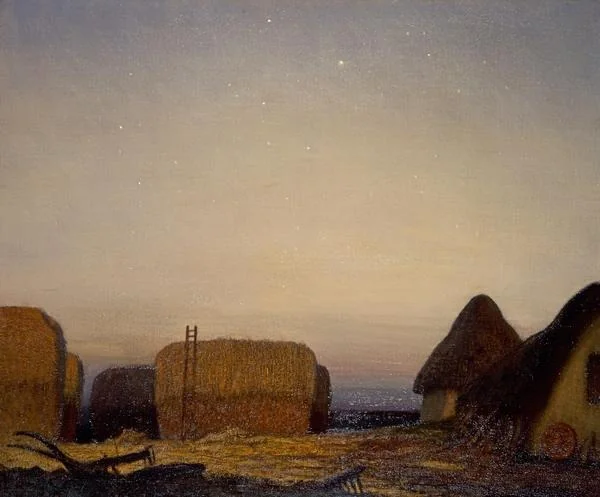 The Stars Coming Out, by George Clausen, oil, 1912