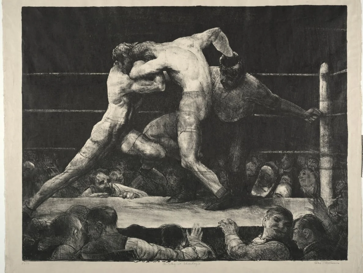A Stag at Sharkey's, by George Bellows, 1916