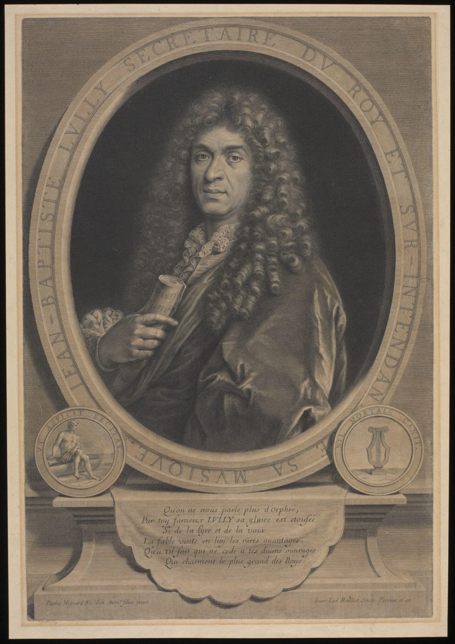 H Beard Print Collection, by Pierre Mignard, 1662