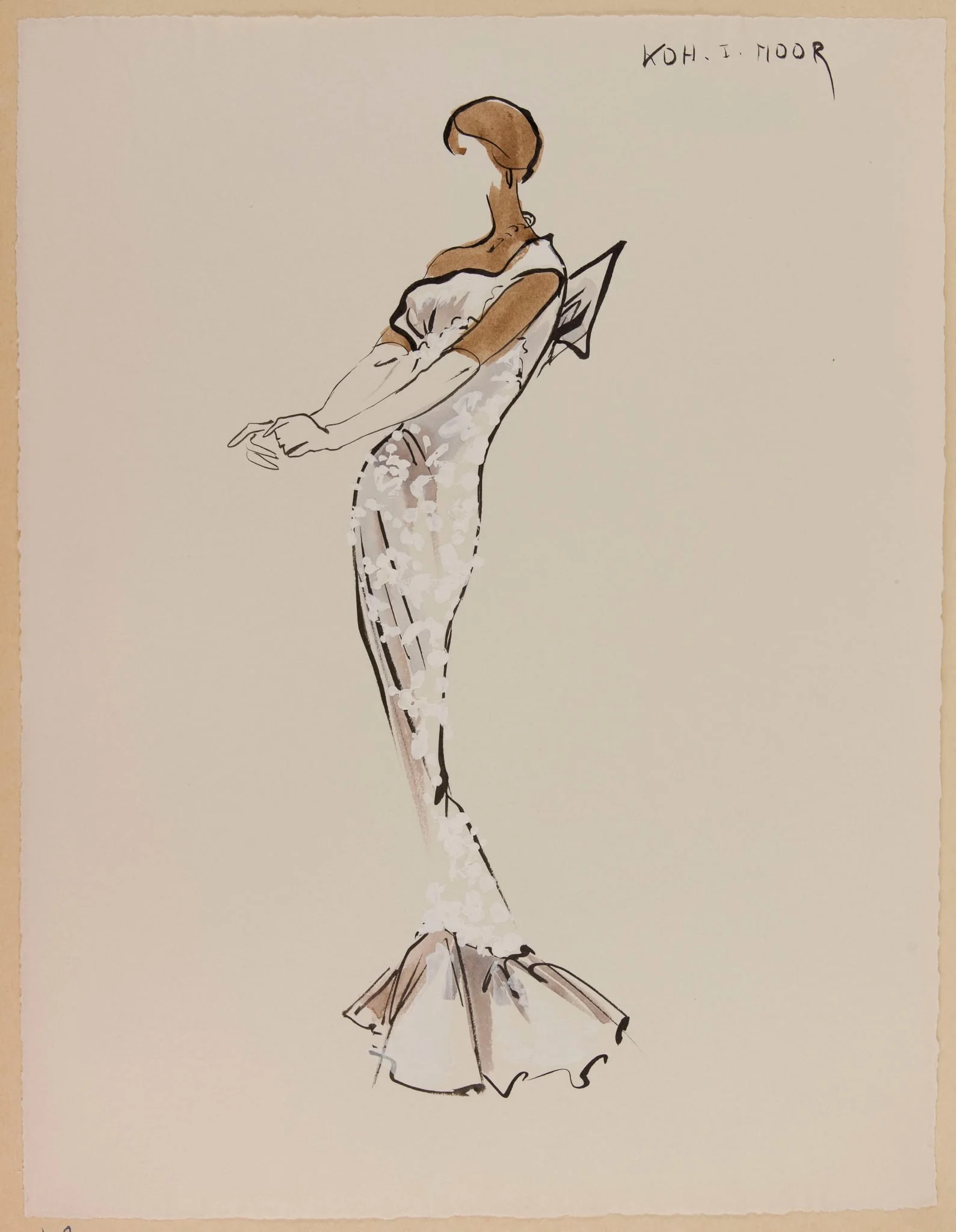Koh-i-noor, by Carven, 1956