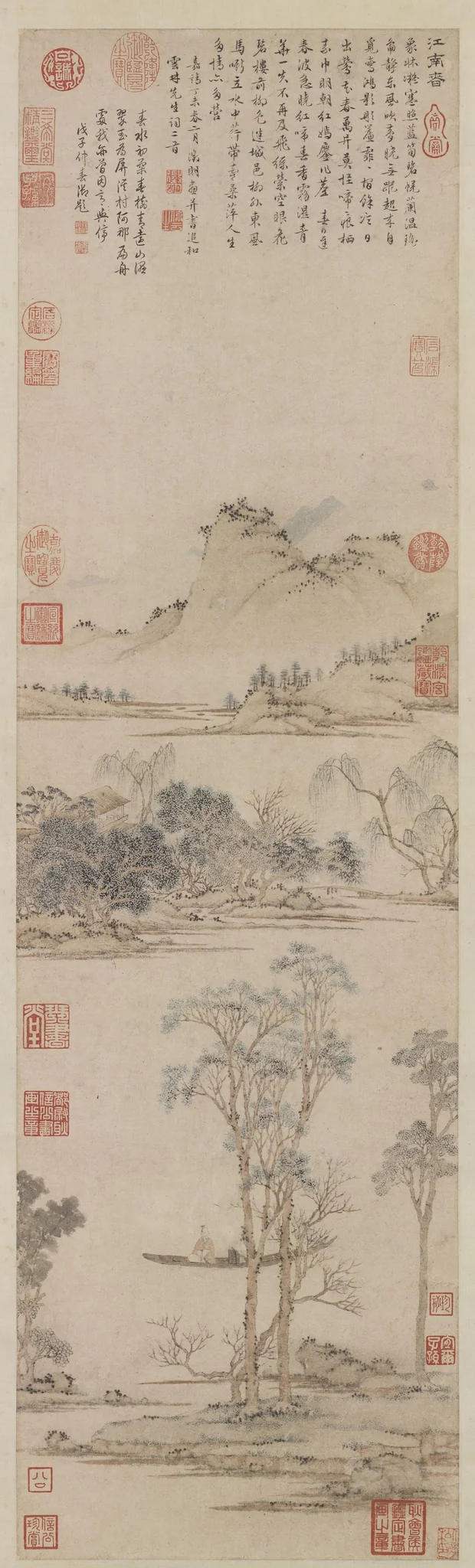 Spring in Chiang-nan, by Wen Zhengming, unspecified, 1547