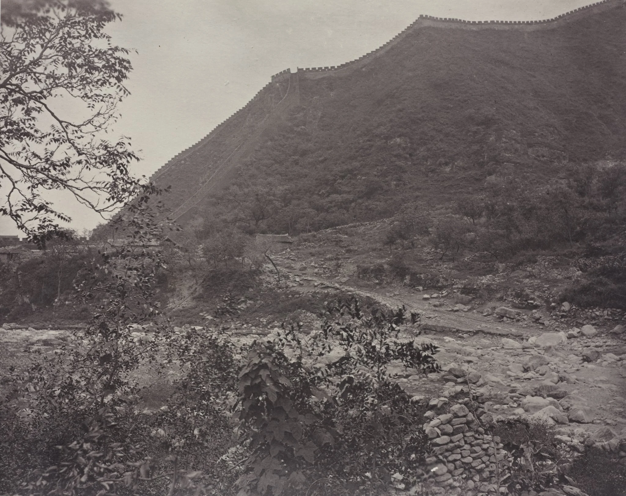 View of the Great Wall, China, by John Thomson, 1871