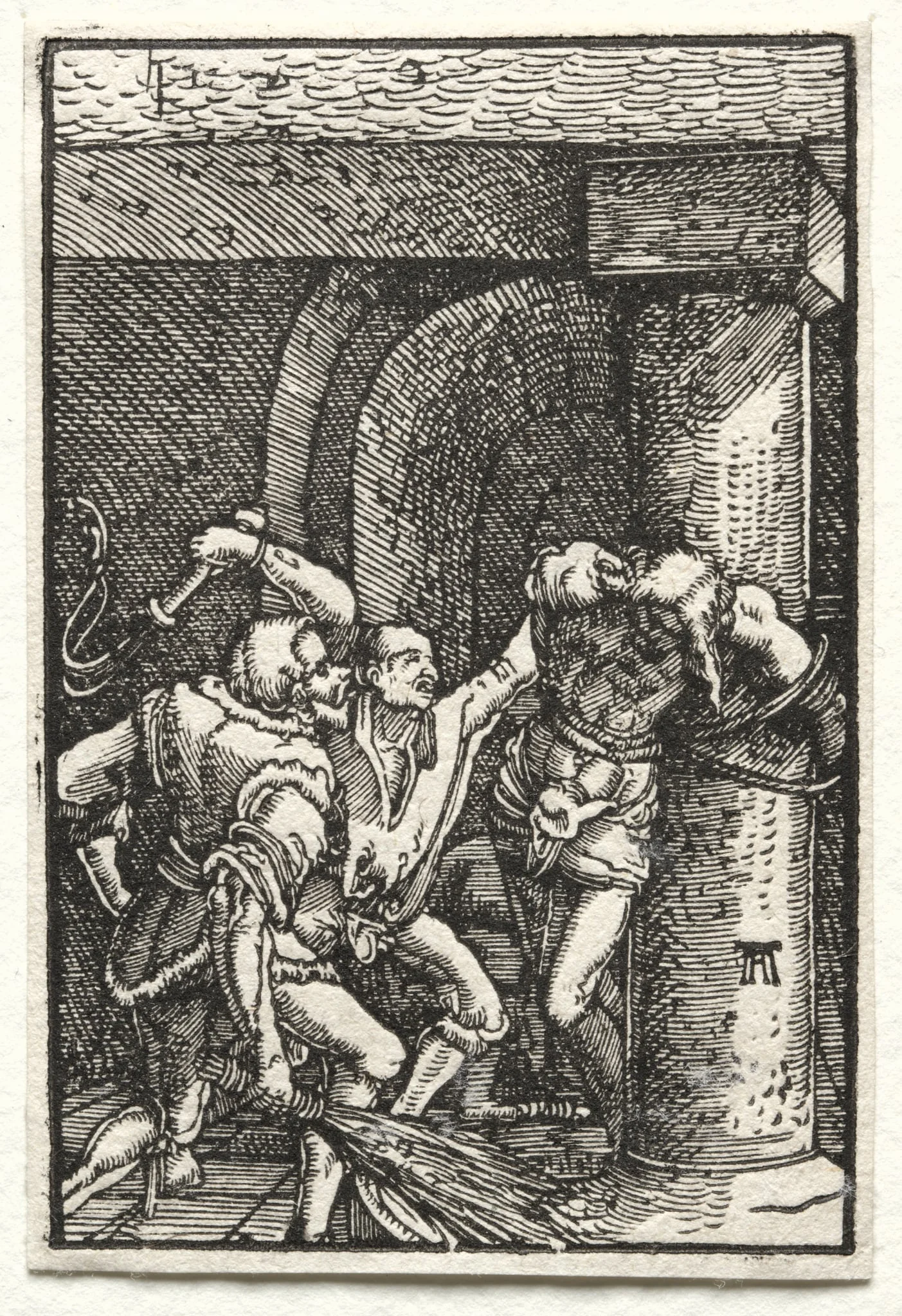 The Fall and Redemption of Man:  Flagellation  of Christ, by Albrecht Altdorfer, 1515