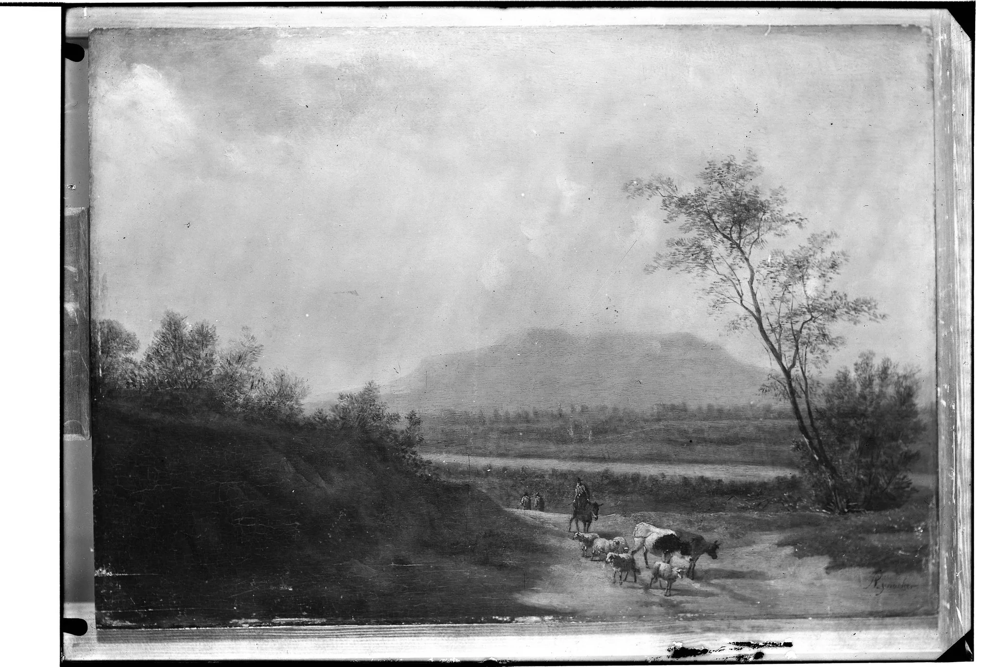 Italian landscape with a Herd
