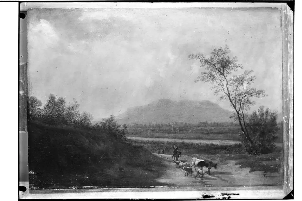 Italian landscape with a Herd