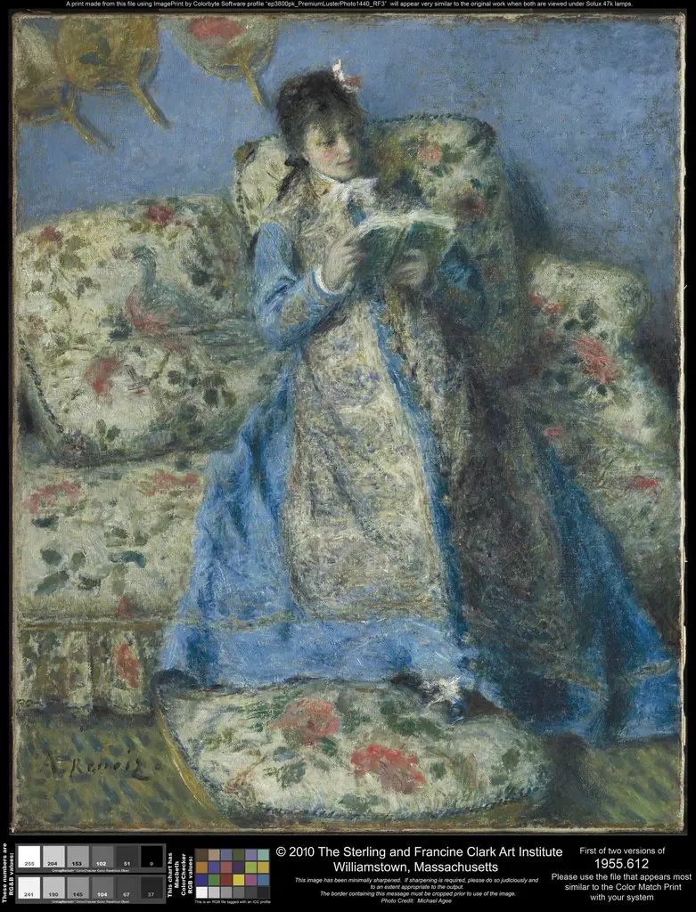 Portrait of Madame Monet (Madame Claude Monet Reading)