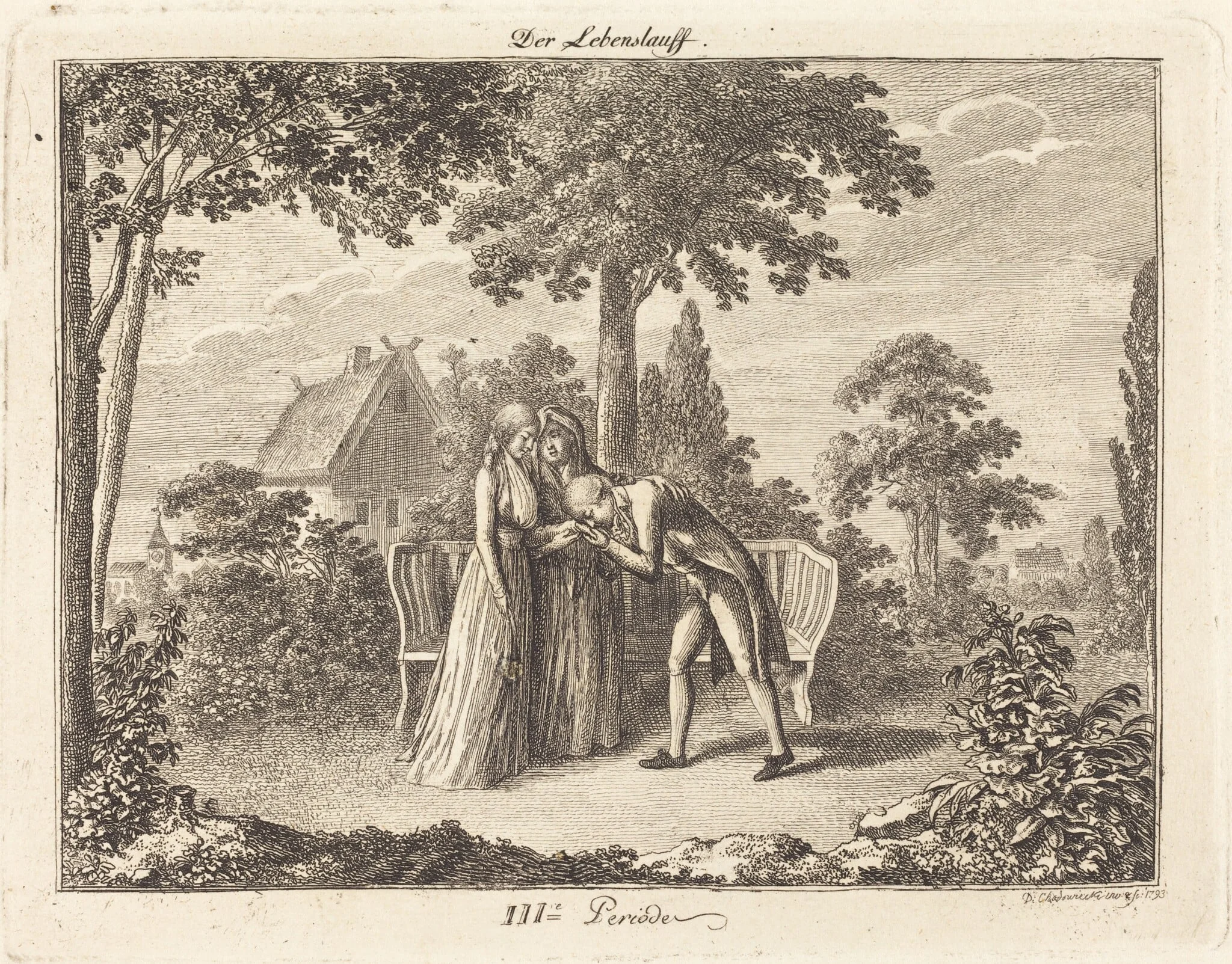 Bethrothal, by Daniel Nikolaus Chodowiecki, ink, 1793