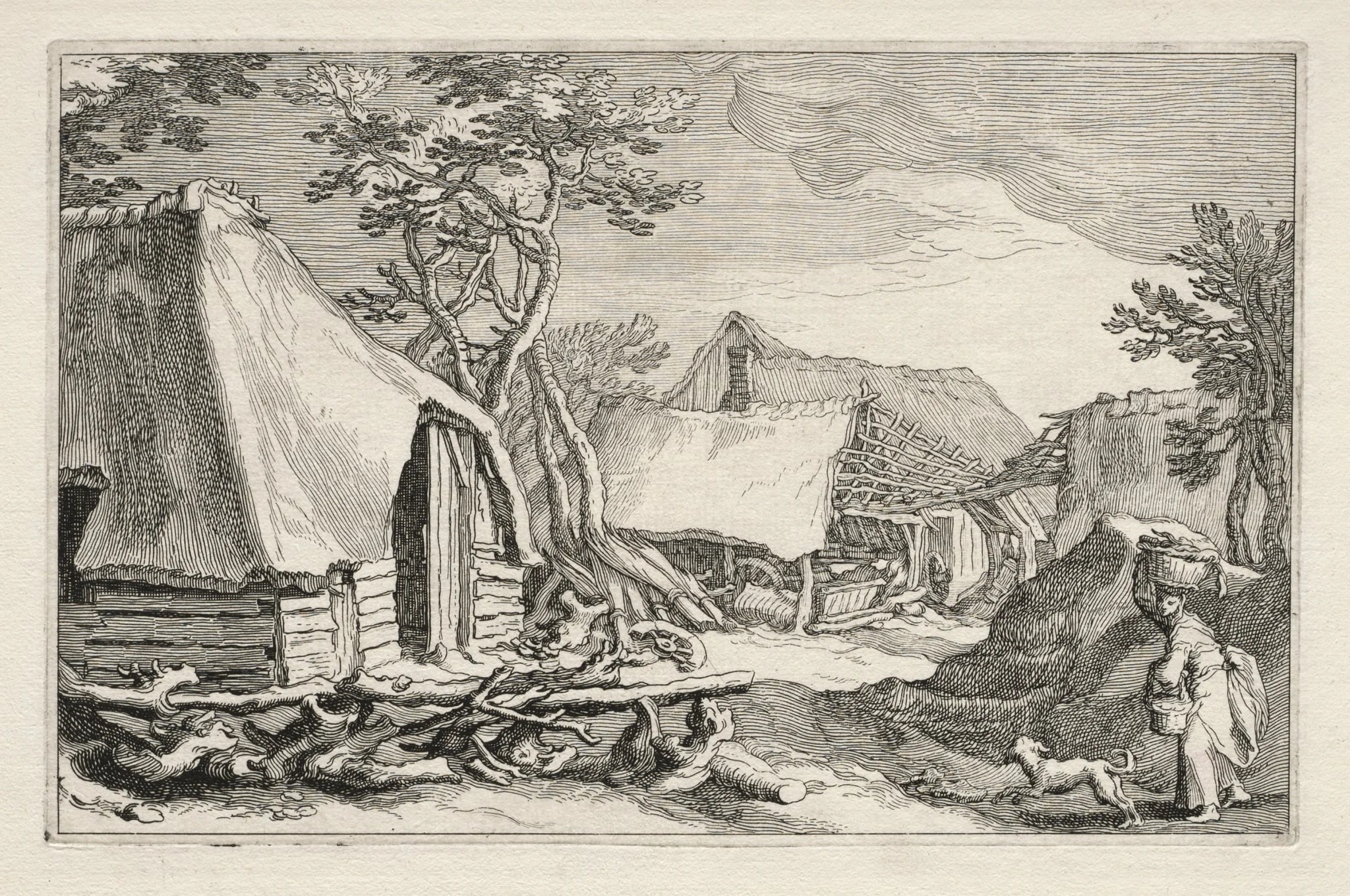 Landscape with Farmhouses