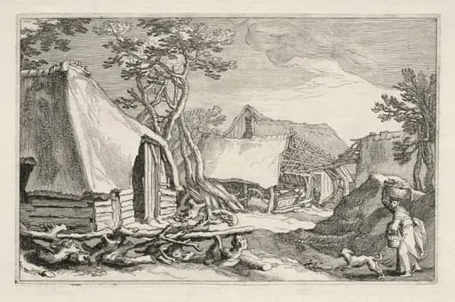 Landscape with Farmhouses