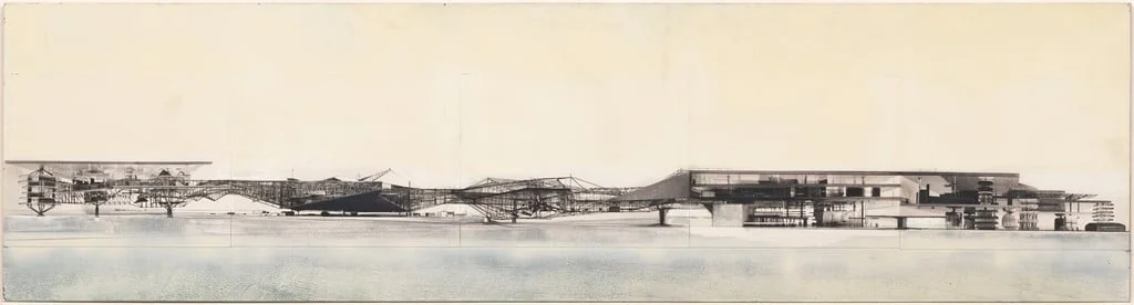 Untitled, by Constant, graphite, 1969