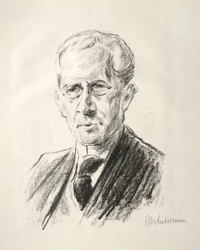 Arno Holz Mappe:  Portrait Arno Holz