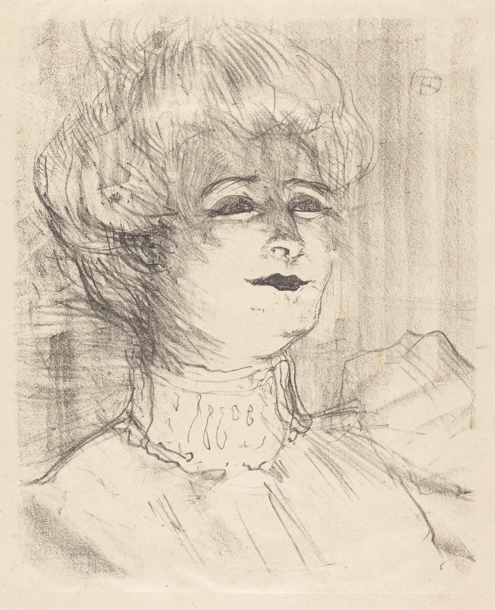 Jeanne Hading, by Henri de Toulouse-Lautrec, ink, 1896