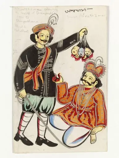 Aswatthaman and Duryodhana