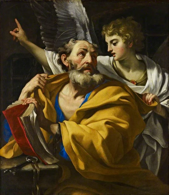 The Deliverance of Saint Peter, by Unknown, oil, 1700