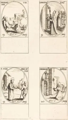 St. Potentiana; St. Dunstan; St. Yvo; St. Bernardinus of Siena