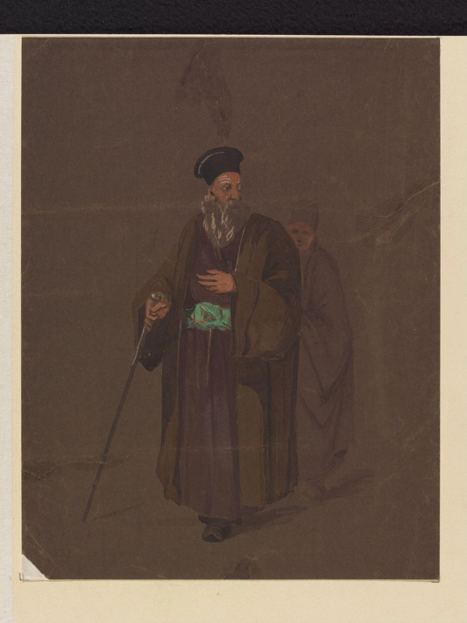 A Greek Priest, with Attendant