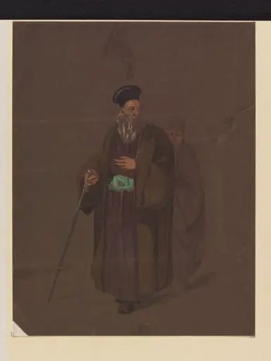 A Greek Priest, with Attendant