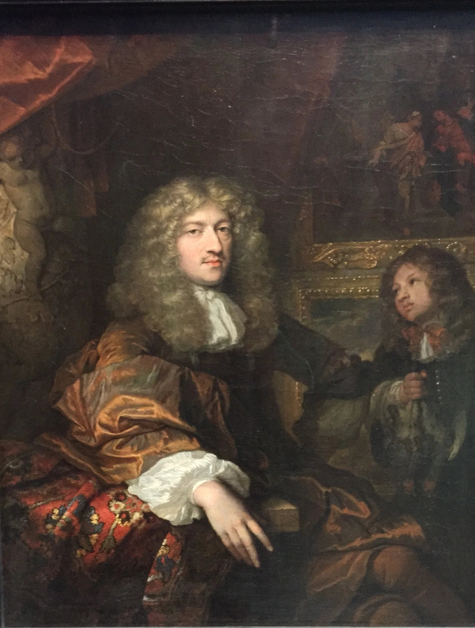 Portrait of Pieter Six, by Caspar Netscher, oil, 1689
