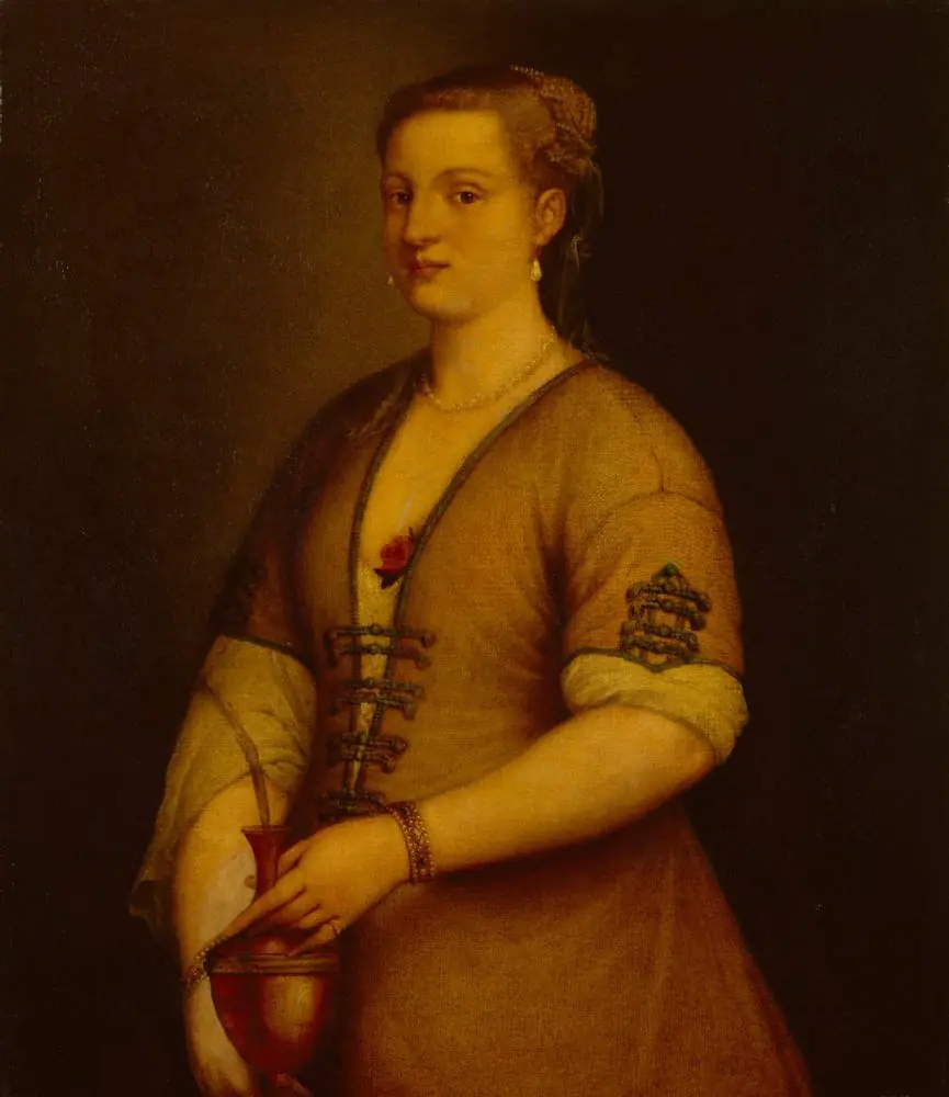 Portrait of a Lady with a Vase