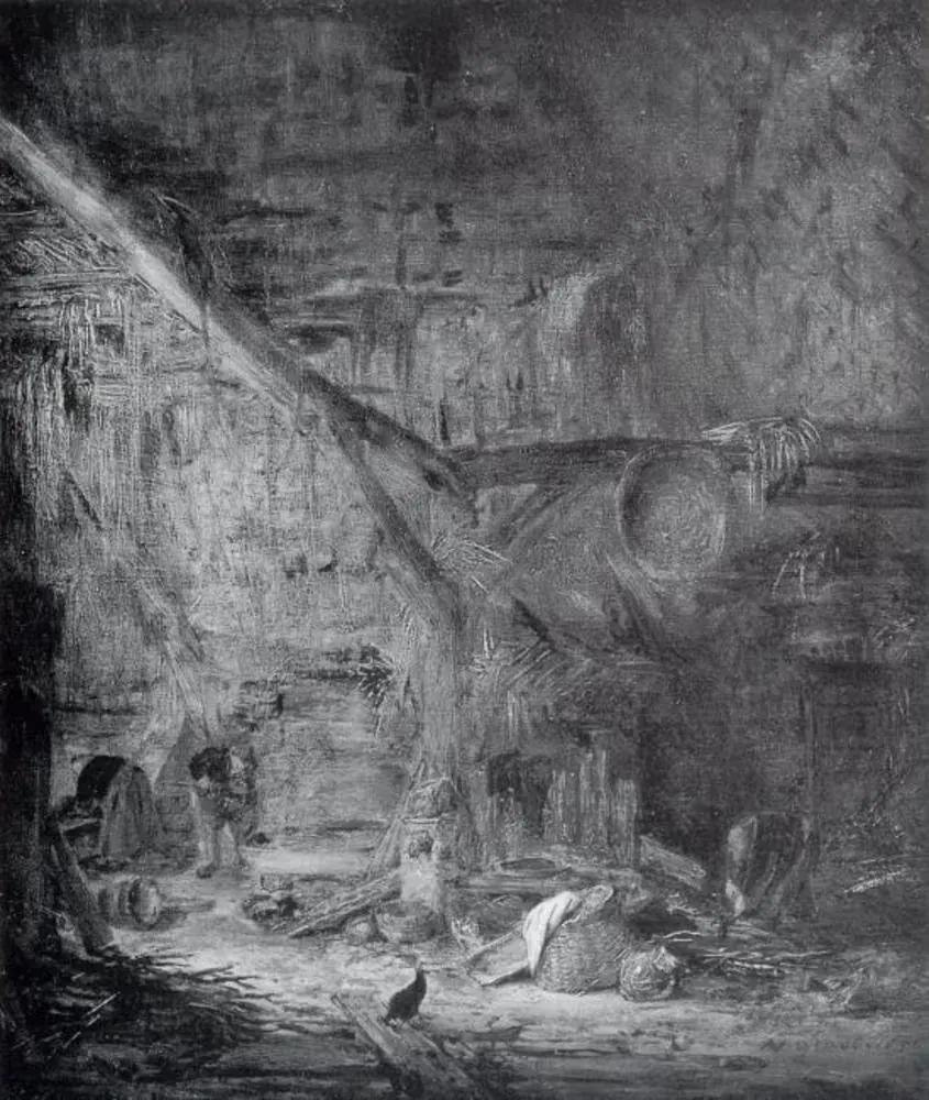 Interior of a Barn