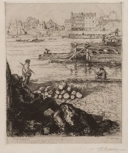 Le Débardeur:  Quai de la Gare