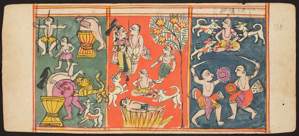 Tantric Manuscript "Sangrahani Sutra"