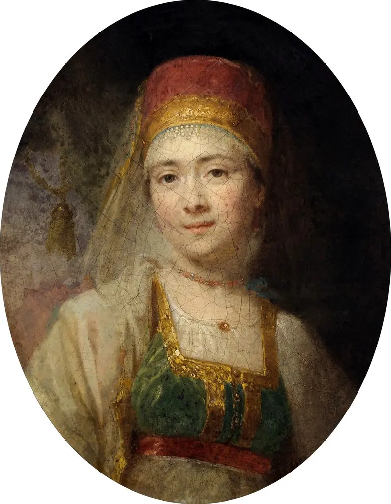 Portrait of Torzhok peasant Christinya