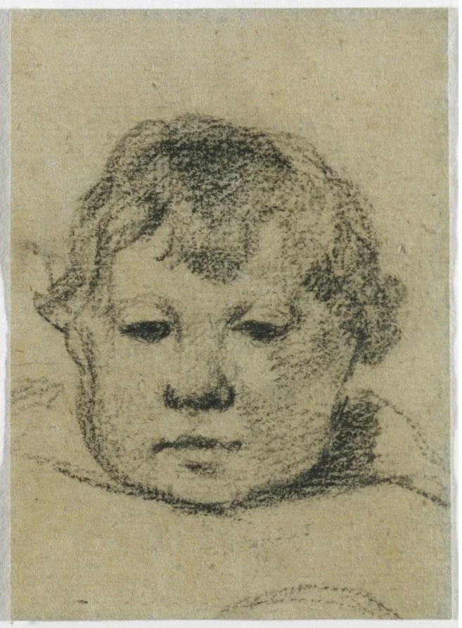 Emil Gauguin as a Child, by Paul Gauguin, 1876