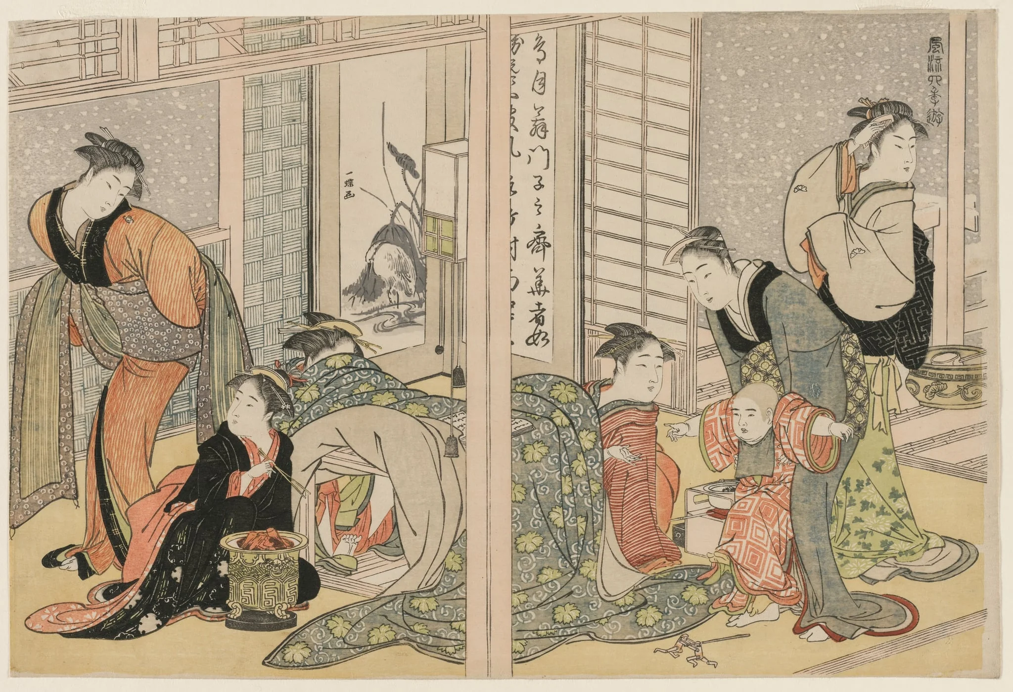 Elegant Pleasures of the Four Seasons, by Kitagawa Utamaro, 1782