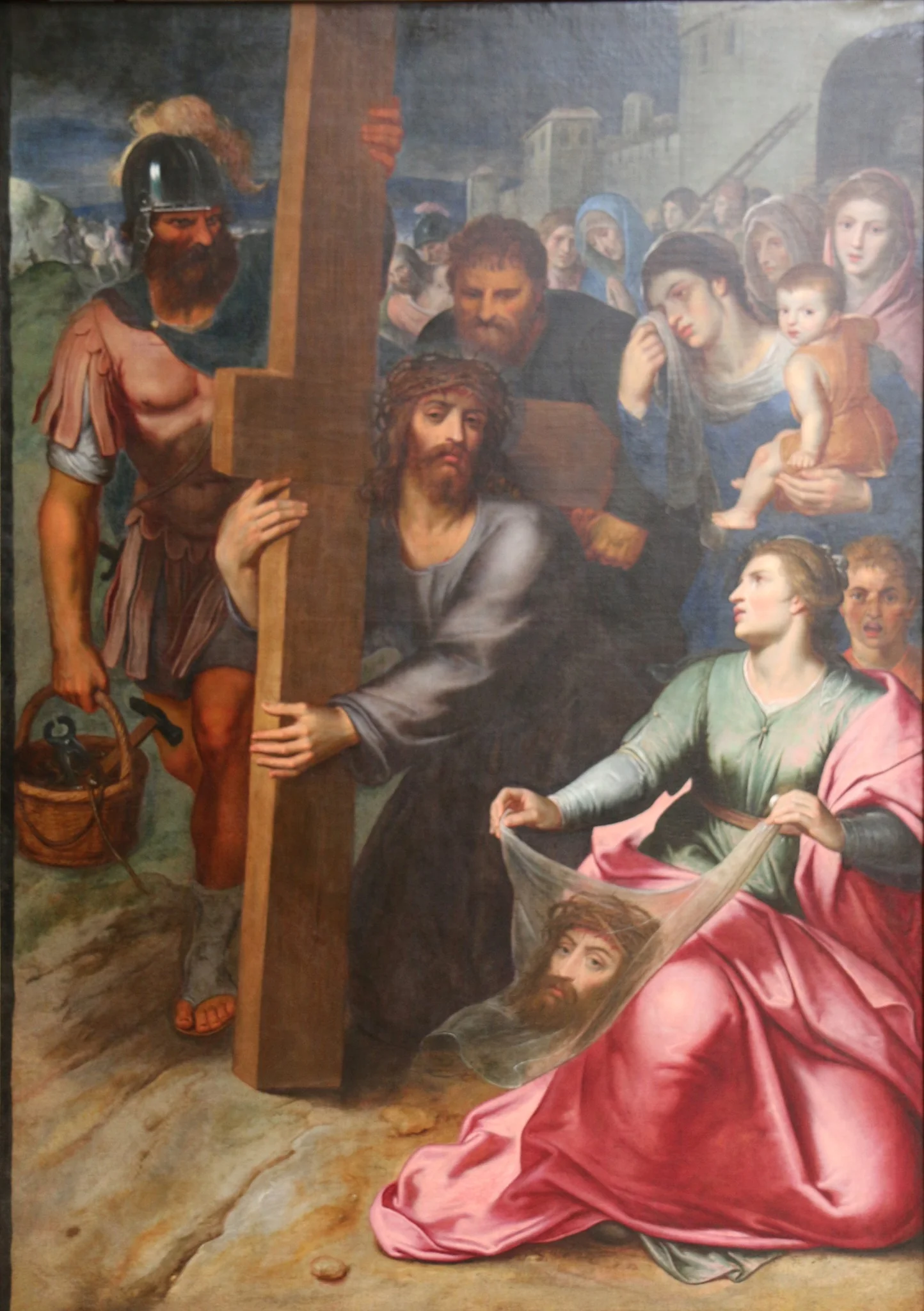 Christ and Veronica, by Otto van Veen, oil, 1602
