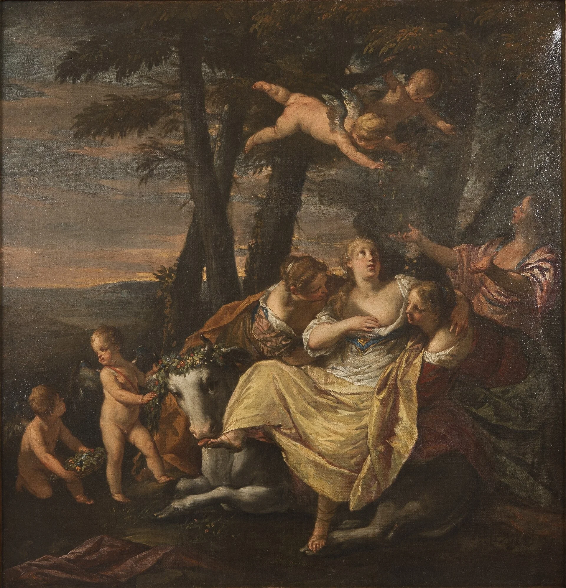 The Rape of Europa, by Unknown, oil