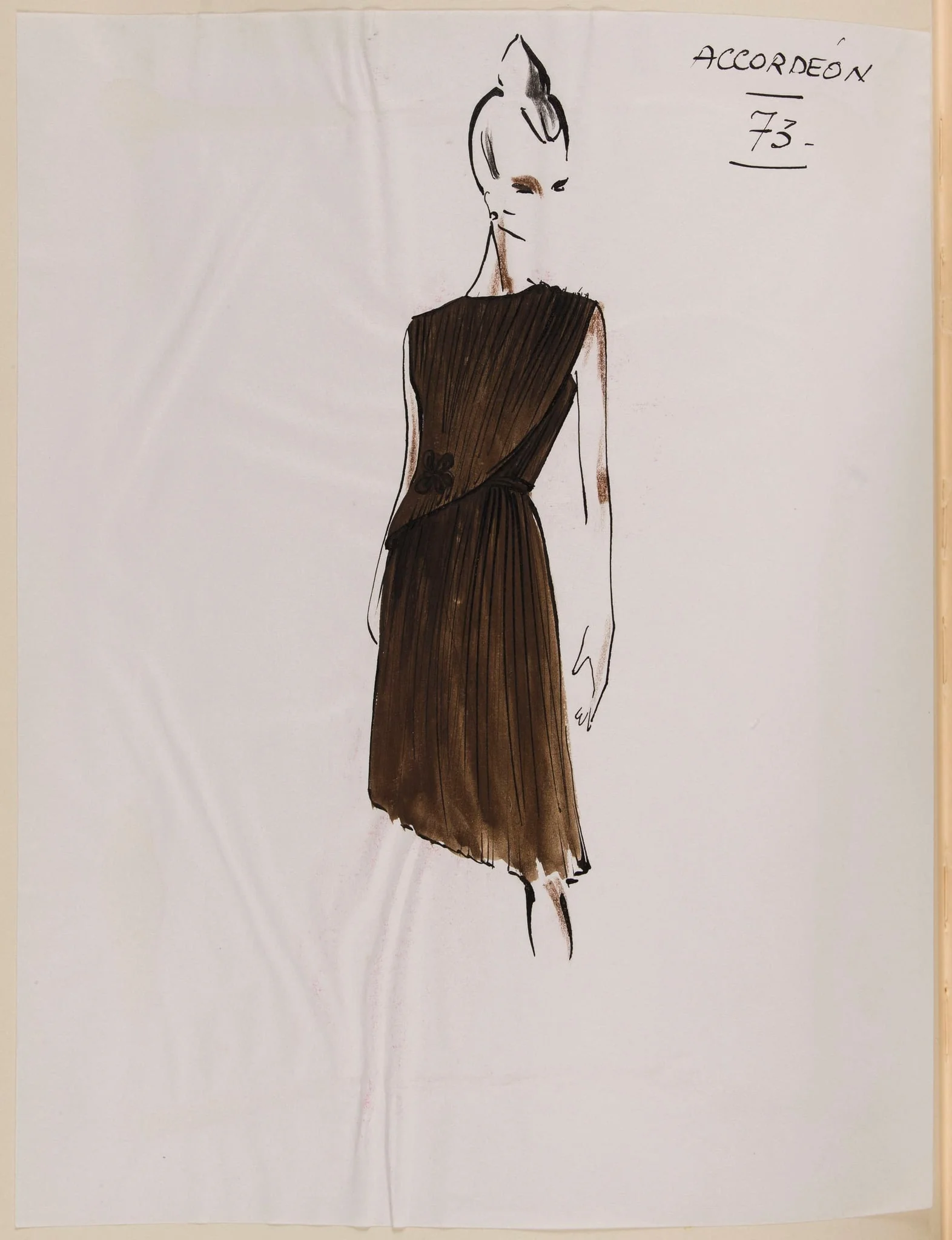 Accordéon, by Carven, 1963
