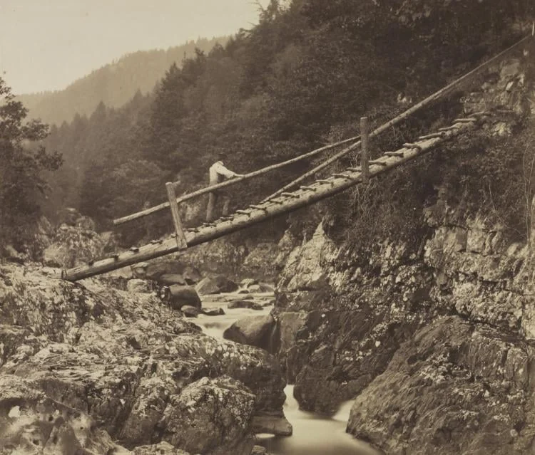 The Miners' Bridge, on the Llugwy, North Wales, by Roger Fenton, 1857