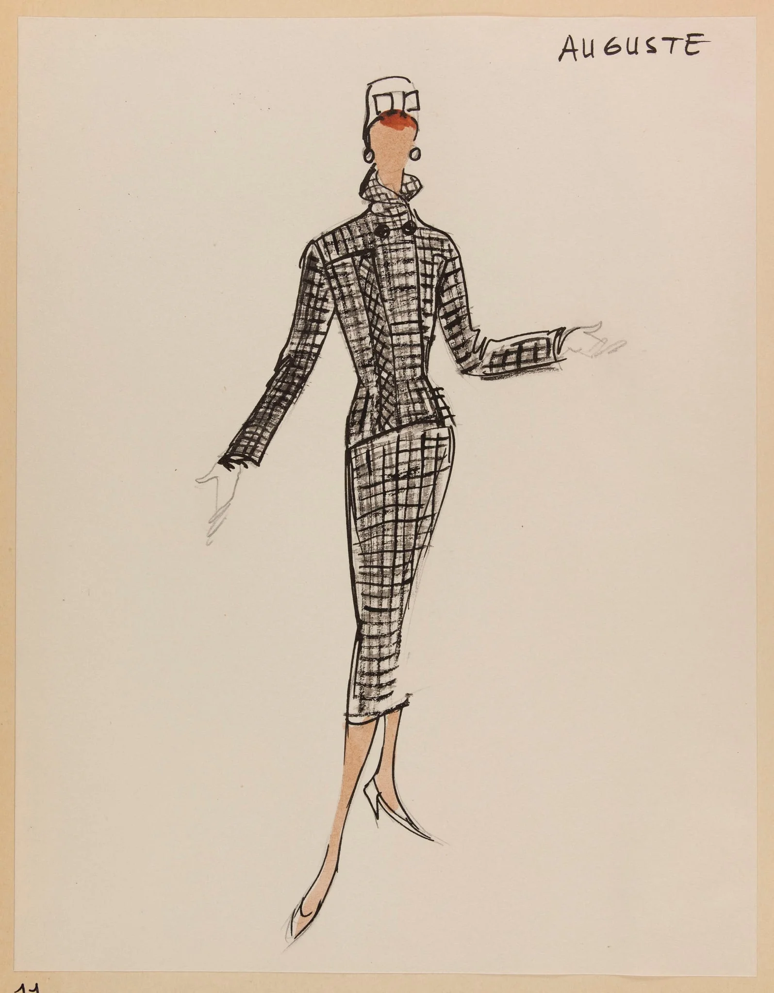 Auguste, by Carven, 1955