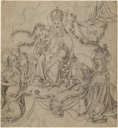 Christ and Mary Interceding with God the Father