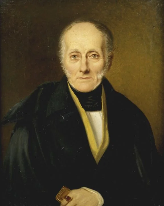Portrait of Professor Lorenz Ferdinand Ewers, by Karl August Senff, oil, 1814