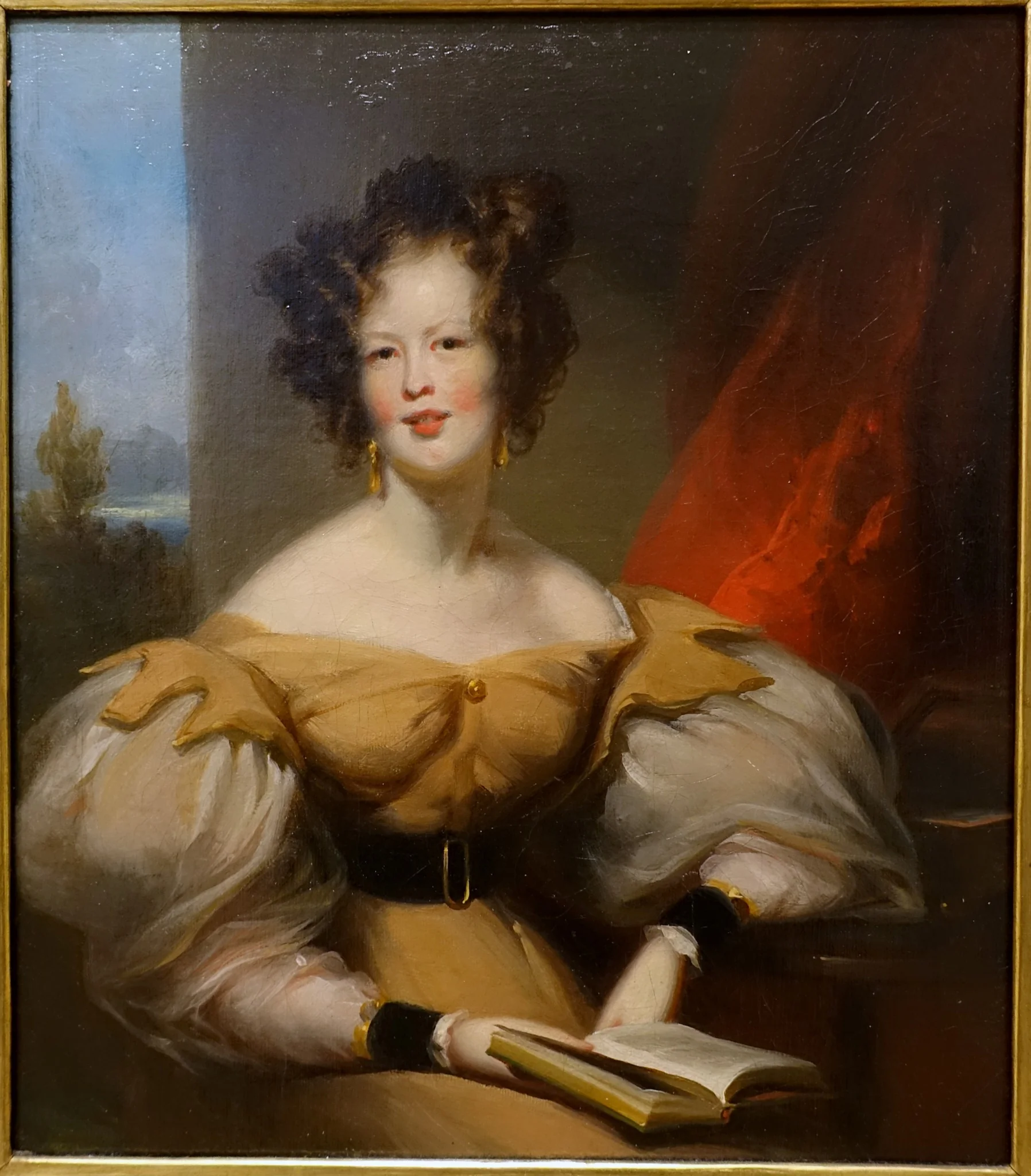 Portrait of Harriet Low, by George Chinnery, oil, 1833