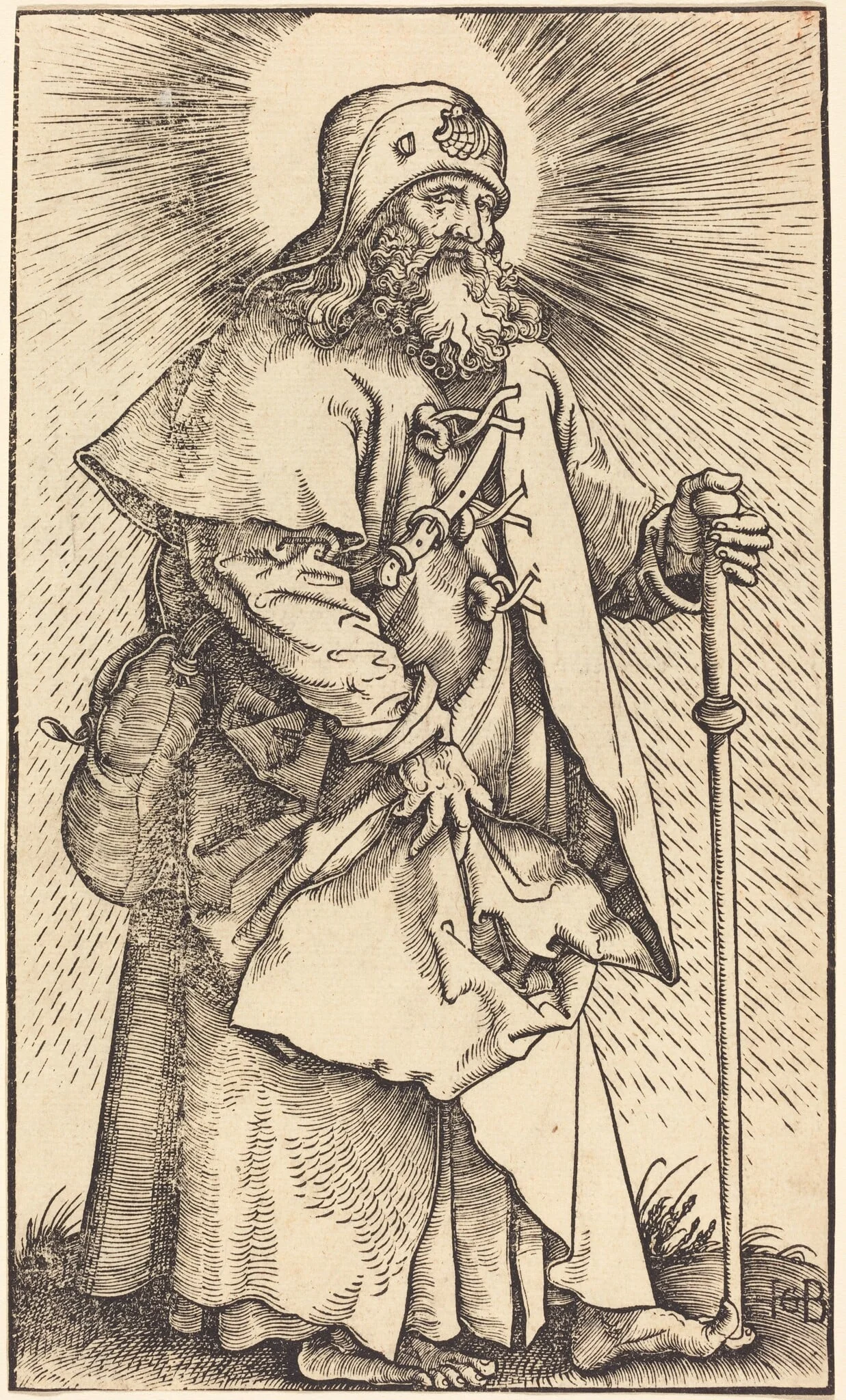 Saint James the Great, by Hans Baldung Grien, ink, 1519